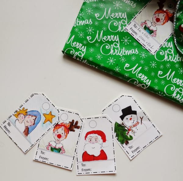 Snugglebug Crew Printable Christmas Tags