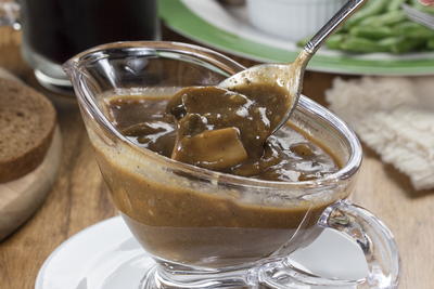 Mushroom Onion Stout Gravy