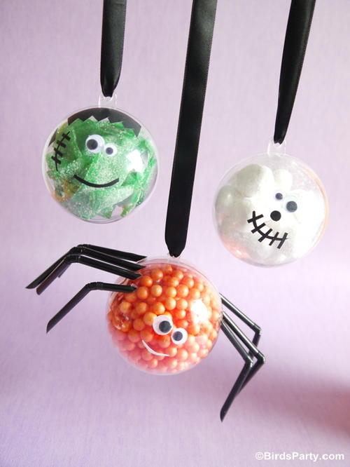 Little Monster Bauble Halloween Crafts