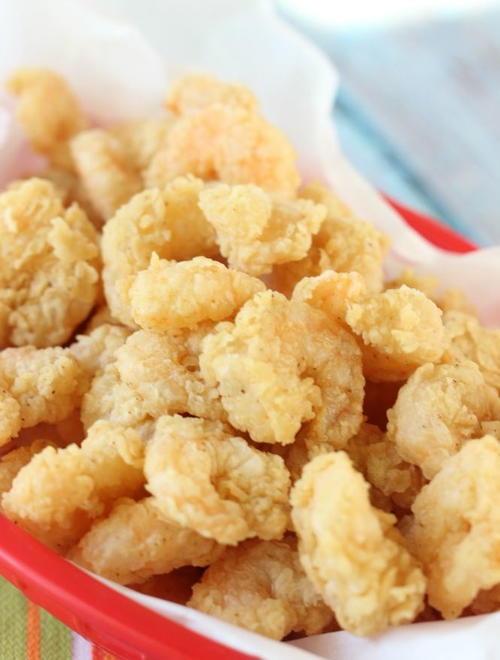 5-Ingredient Restaurant-Style Popcorn Shrimp | AllFreeCopycatRecipes.com