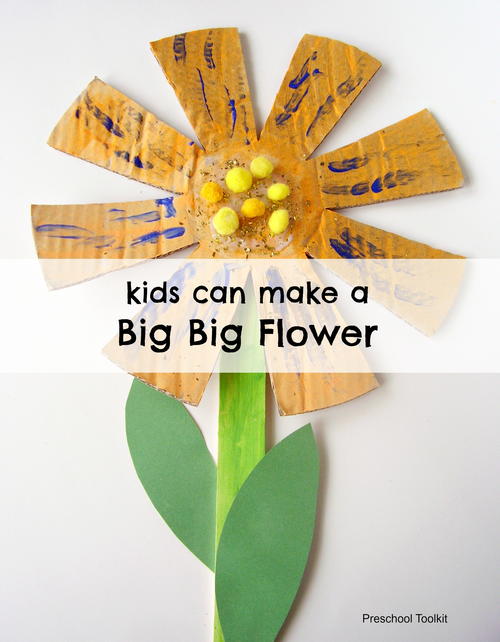 A Big Big Flower Craft for Kids