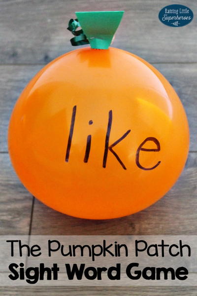 The Pumpkin Patch Sight Word Game