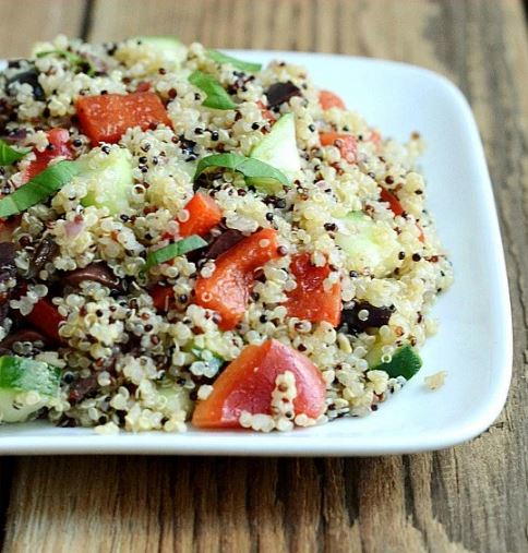 Mediterranean Quinoa Potluck Salad