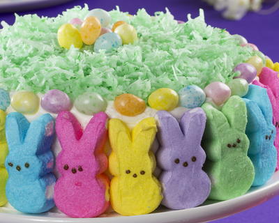 Hoppy Easter Bunny Cake