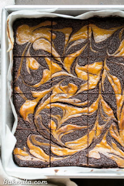 Pumpkin Cheesecake Brownies