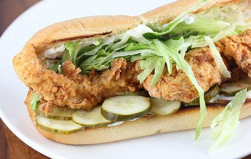 Popeyes Fried Chicken Po Boy Copycat