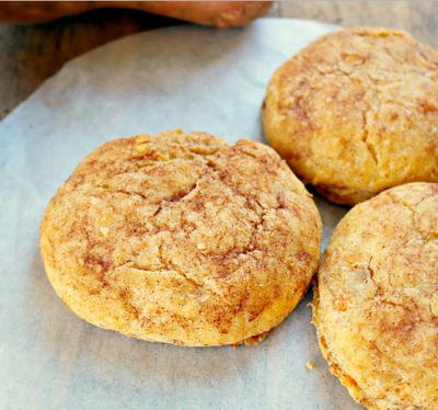 Cinnamon Sweet Potato Biscuits