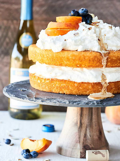 Beautiful Boozy Caramel Cake