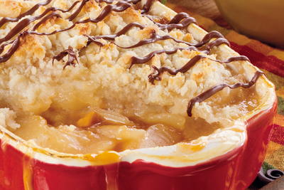 Extreme Caramel Apple Crisp