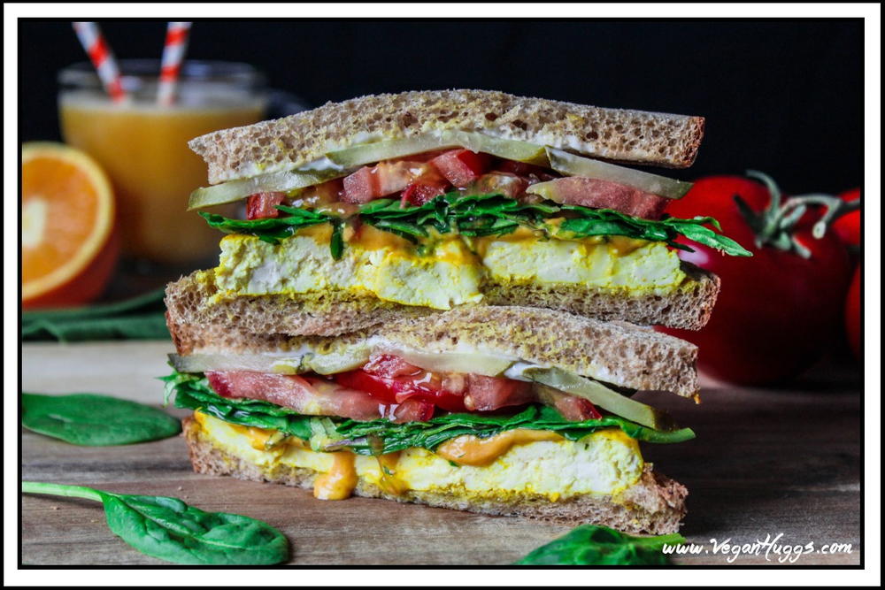 Vegan Breakfast Sandwich | FaveHealthyRecipes.com