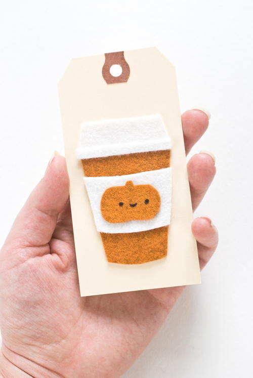 Pumpkin Spice Latte Applique