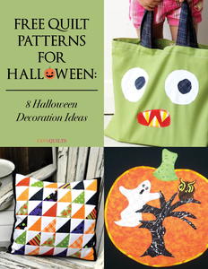 Free Quilt Patterns for Halloween: 8 Halloween Decoration Ideas