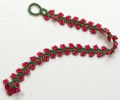 Beaded Nepal Chain Stitch Bracelet