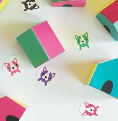Puppy Party Printable Matching Game