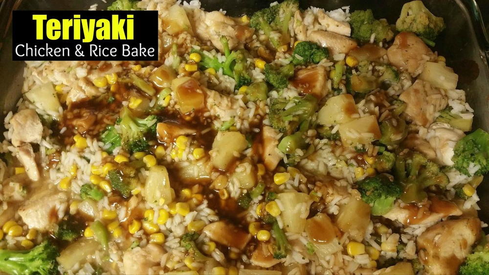 Teriyaki Chicken and Rice Casserole