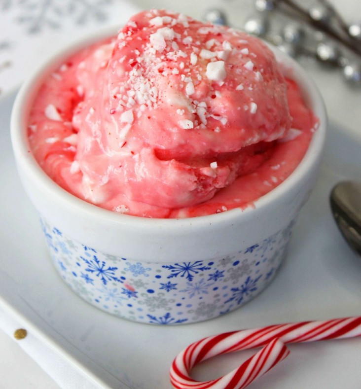 Peppermint Homemade Ice Cream