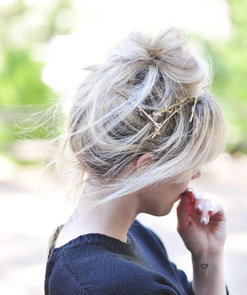 Gorgeous Golden Branch DIY Hair Pins