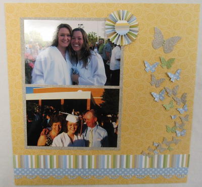 Fly Free Scrapbook Layout