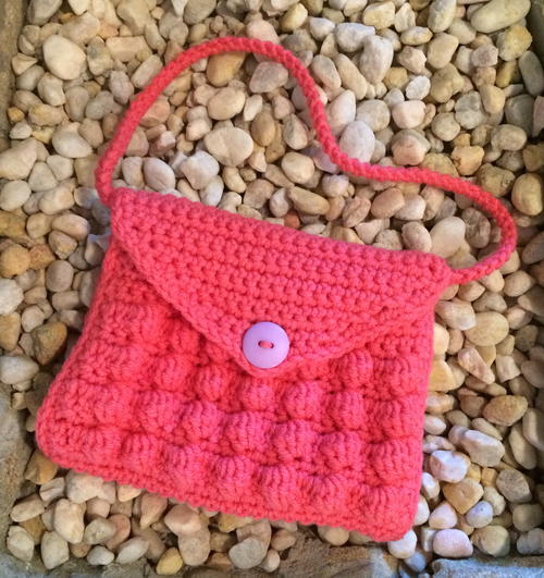 Handmade By Joanne Crochet Knit Cute Purse Shoulder Bag Colorful Handbag |  eBay