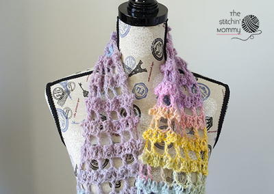 Lacy Picot Scarf
