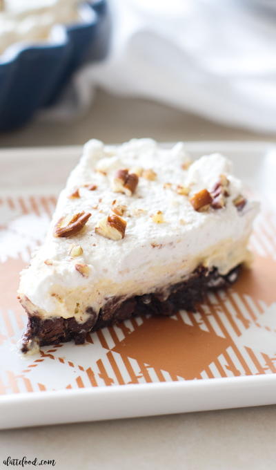 Brownie Bottom Pumpkin Cream Pie