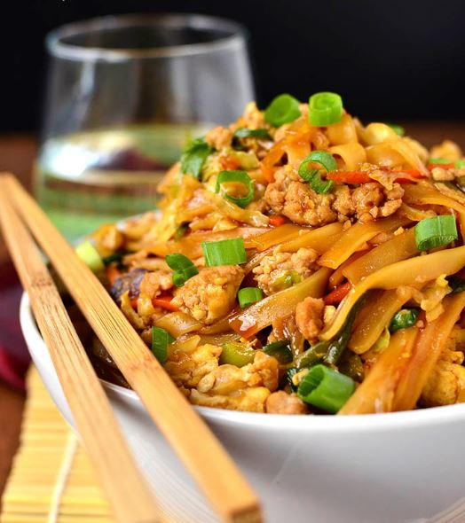 Gluten Free Potsticker Noodle Bowl