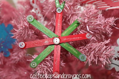 Snowflake Homemade Ornaments