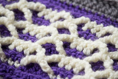 Groovy Berry Crochet Messenger Bag Crochet-Along - Pt 2: Top Left