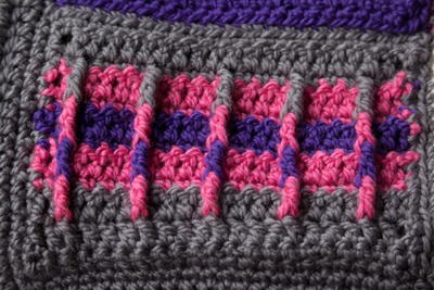 Groovy Berry Crochet Messenger Bag Crochet-Along - Pt 3: Bottom Left