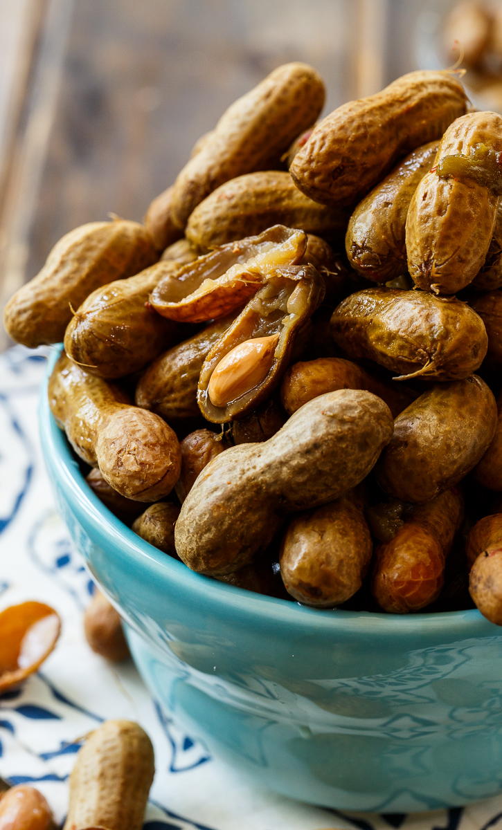Spicy Slow Cooker Boiled Peanuts | FaveSouthernRecipes.com