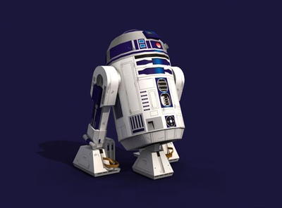 R2-D2 Printable Paper Craft