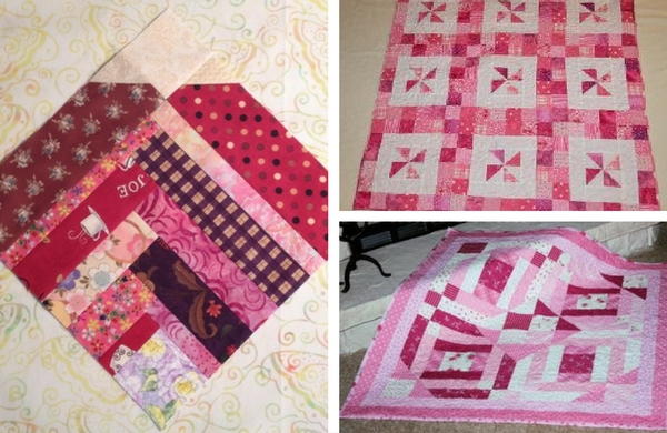 Pink Ribbon Quilt Pattern Think Pink: 25+ Pink Quilts for Breast Cancer Awareness Month ...