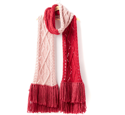 Cabled Lace Super Scarf