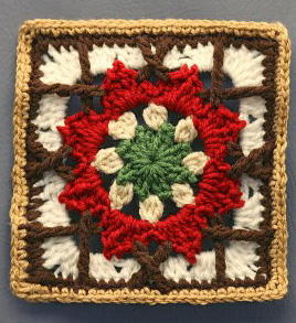 Floral Palisade Granny Square