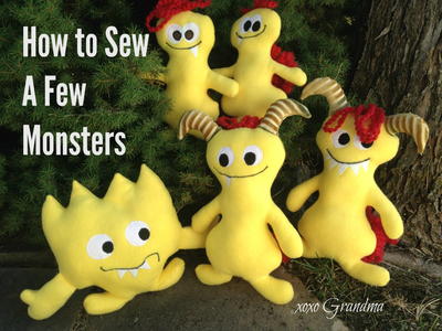 How to Sew Little Monsters