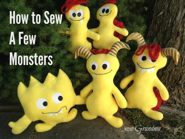 How to Sew a Little Monsters