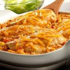 Tex Mex Chicken and Rice Bake