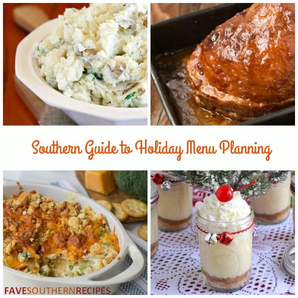 Southern Guide to Holiday Menu Planning | FaveSouthernRecipes.com