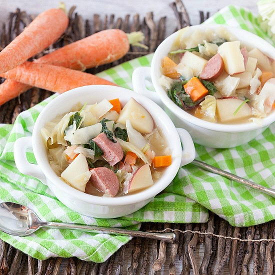 Bavarian Sausage Cabbage Soup