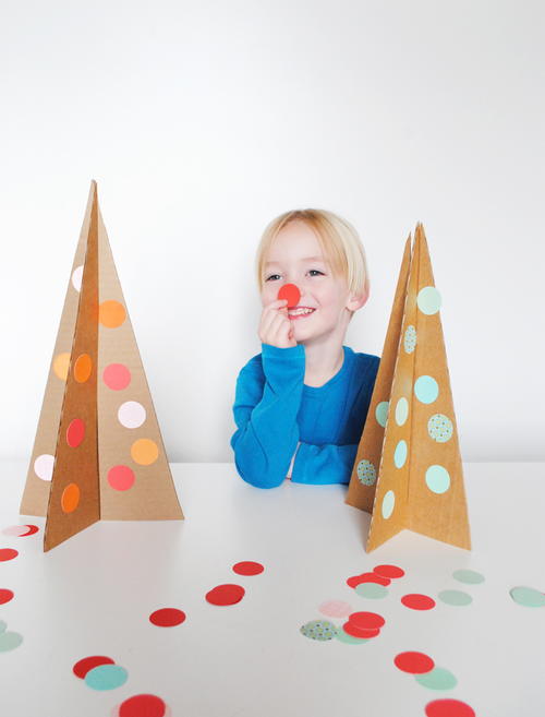 Simple Cardboard Christmas Tree