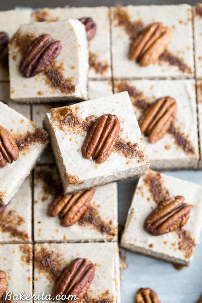 Chai Cheesecake Bars