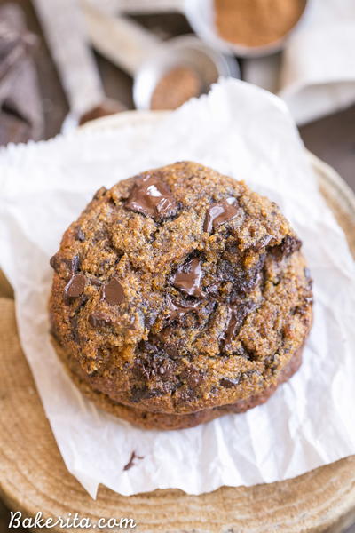 Pumpkin Chocolate Chunk Cookies