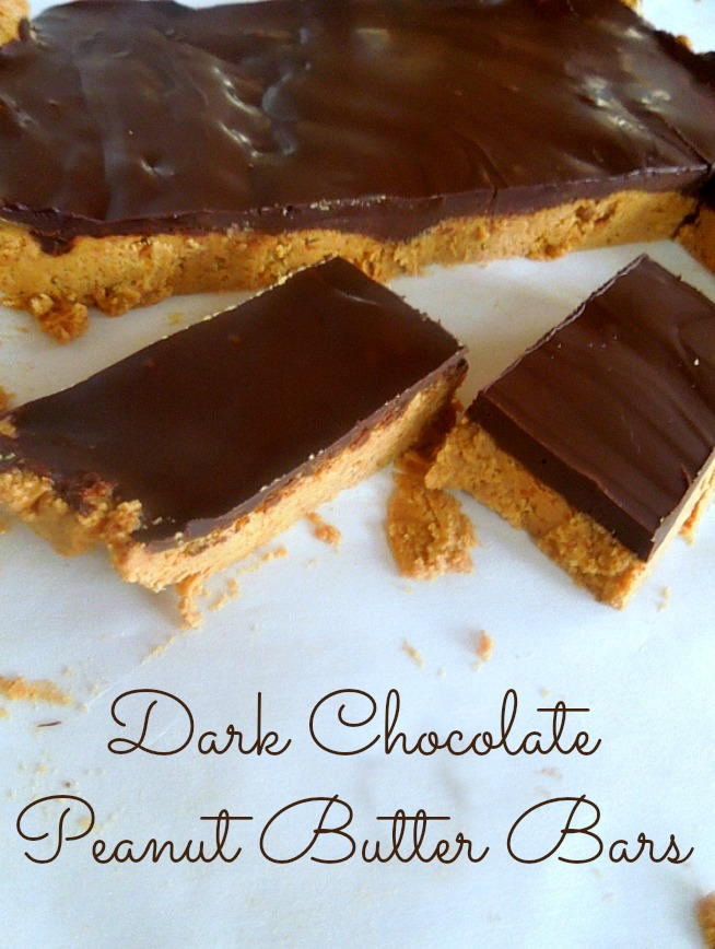 Dark Chocolate Peanut Butter Bars