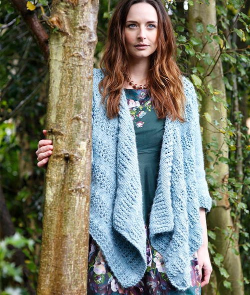 Waterfall Cardigan Knitting Pattern