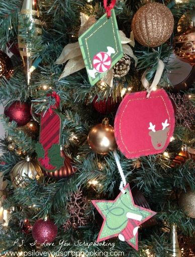 Cute Die Cut DIY Christmas Tags