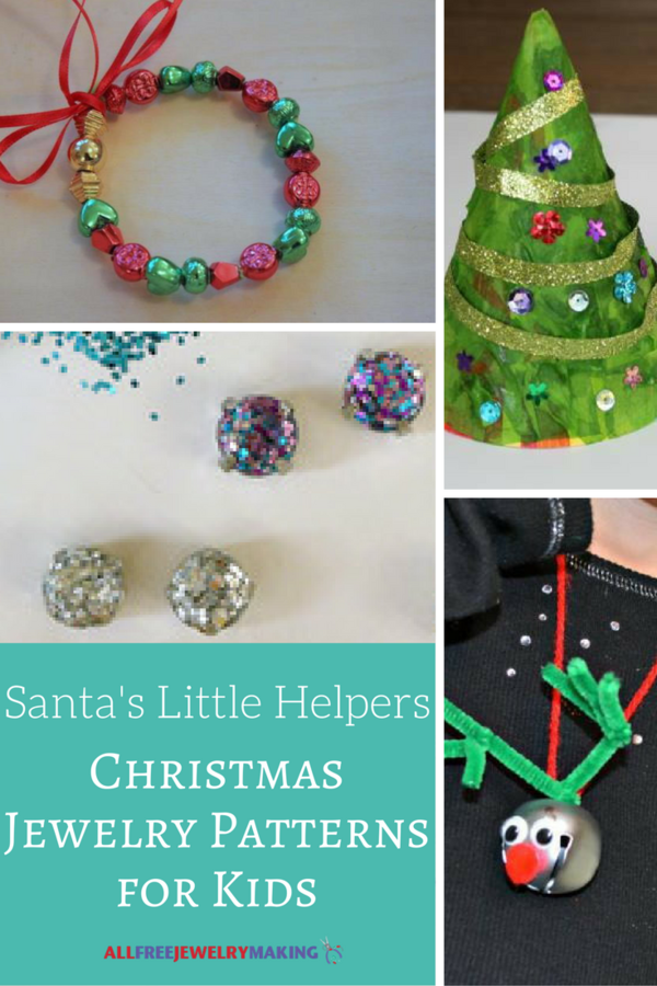 Download Santa S Little Helpers 17 Christmas Jewelry Patterns For Kids Allfreejewelrymaking Com PSD Mockup Templates