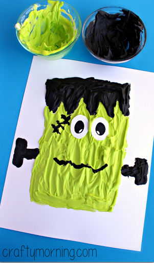 Easy Puffy Paint Crafts for Kids - Crafty Morning