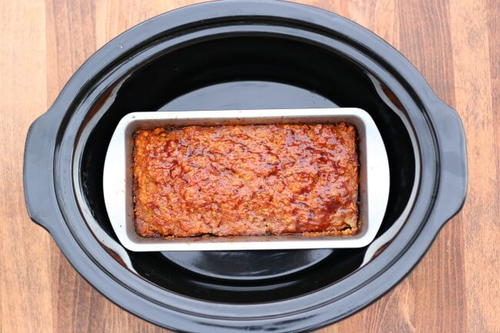 Slow Cooker Homestyle Ground Turkey Meatloaf