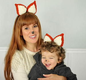 Halloween Fox Ears Knitting Pattern