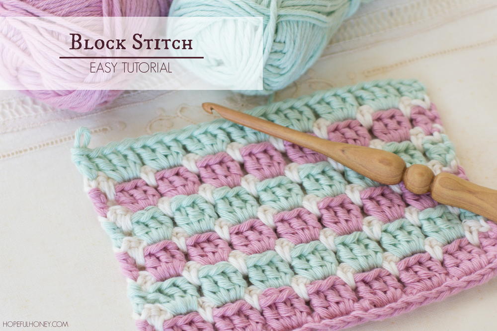 How To: Crochet The Block Stitch | AllFreeCrochet.com